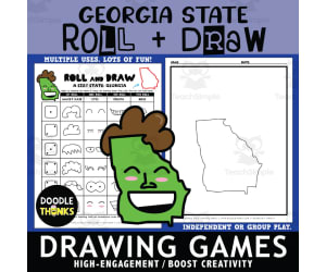 Georgia Roll and Draw Interactive Dice Game | Creative State Activity