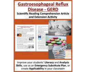 GERD and Acid Reflux Reading Comprehension Article