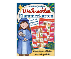 German Clip Cards: Christmas / Bethlehem Vocabulary