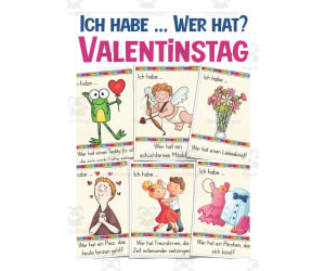 German: I have... Who has? - Valentine's Day
