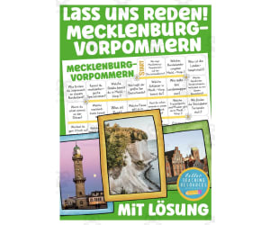 German: Let's Talk About Mecklenburg-Western Pomerania Board Game