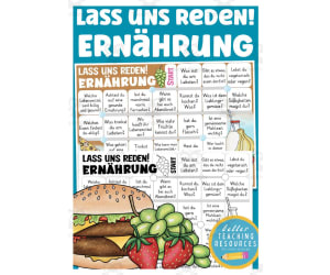 German: Let's Talk About Nourishment Board Game