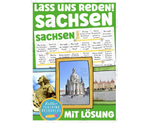 German: Let's Talk About Saxony Board Game
