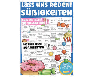 German: Let's Talk About Sweets Board Game
