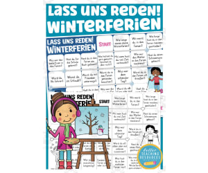 German: Let's Talk About Winter Holidays Board Game