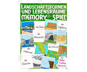 German Memory Cards: Landforms