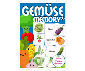 German Memory Cards: Vegetables