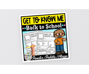 Get to Know Me – First Day of School Pack