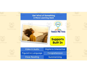Get Wind of Something | Figurative Language Activity | Micro-Learning Deck