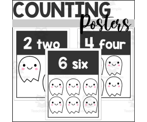 Ghost Counting Posters 1-10