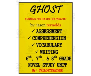 Ghost Novel Study Unit