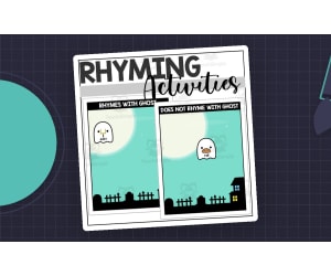 Ghost Themed Rhyming Words