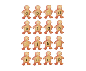 Gingerbread ABC's -  All 26 letters