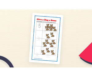 Give a Dog a Bone – Dog-Themed Math Worksheets