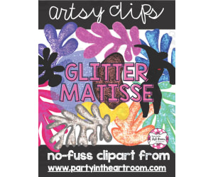 Glitter Matisse Clipart