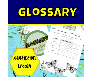 Glossary worksheets