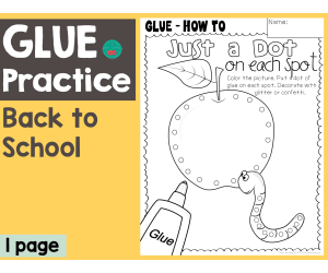 Glue Practice -Just A Dot