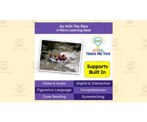 Go With the Flow | Figurative Language Activity | Micro-Learning Deck