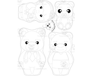 Goldilocks and the 3 Bears Puppets