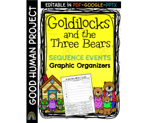 Goldilocks and the Three Bears | Sequencing Events | Reading Graphic Organizers