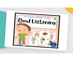 Good Listening – Social Story for Classroom Skills