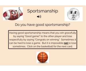 Good or Poor Sportsmanship? Boom Cards With Audio