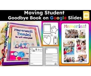 Goodbye Book for Moving Student