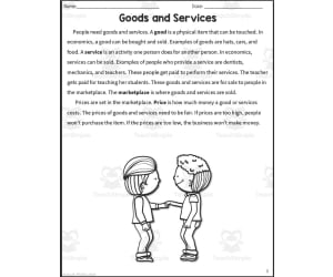 Goods and Services Reading Packet
