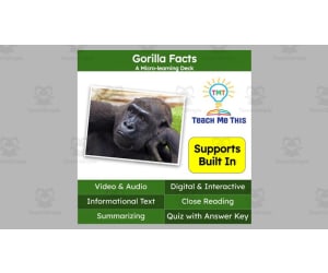 Gorilla | Interactive Science Lesson | Micro-Learning Deck