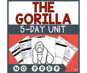 Gorilla Unit Study (Endangered Animals Lesson Plan, Videos, Activities)