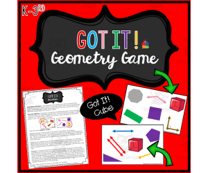 Got It! Geometry Game for K-3rd