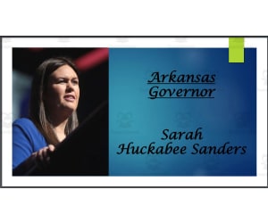 Governor Sarah Huckabee Sanders (AR) BIO PPT