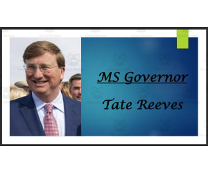 Governor Tate Reeves (MS) Biography PowerPoint