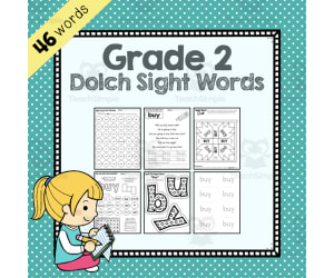 Grade 2 | Dolch Sight Words Bundle