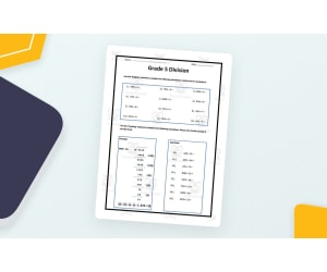 Grade 5 Division Worksheet