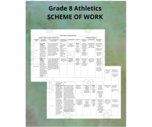 Grade 8 Athletics SCHEME OF WORK