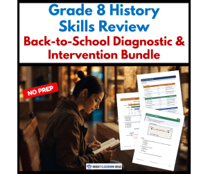 Grade 8 History Skills Review | Back-to-School Diagnostic
