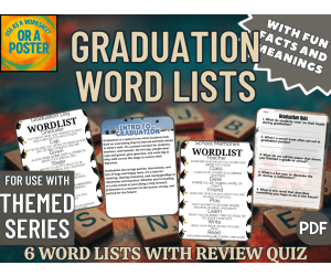 Graduation Word List Posters (PDF)