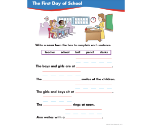Grammar Practice for Grade 2: Volume 1 Printable Workbook
