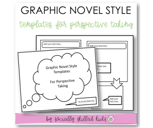 Graphic Novel Style Templates, Black and White, Editable and PDF