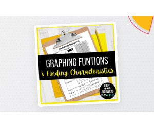 Graphing Functions - Finding Characteristics - Worksheet