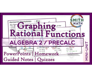Graphing Rational Functions Mini Unit