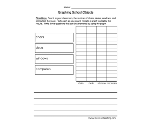 Graphing School Objects Worksheet