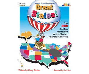 Great States!: Over 200 First-Rate Reproducible Activity Sheets to Fascinate and Educate