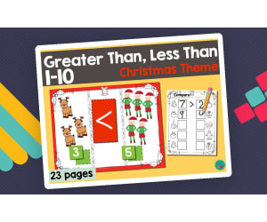 Greater Than Less Than Christmas