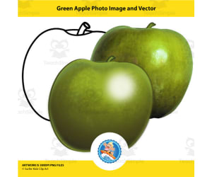 Green Apple Photo Image and Vector