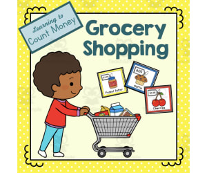 Grocery Shopping and Counting Money Math Activity | Real Life Math