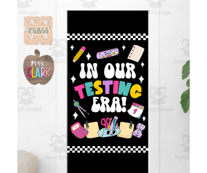 Groovy Boho End of Year Testing Era Swiftie Bulletin Board Kit- Door D