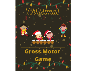 Gross Motor Game: Christmas Bingo