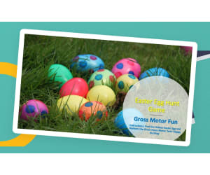 Gross Motor Game: Easter Egg Hunt